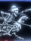 Awesome Espolon Tequila Light Up Led Skeleton Warrior Rooster Sign 24    X 19   