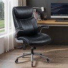 Ergonomic High-back Executive Office Chairs  Heavy Duty Home Set Of 1 Black