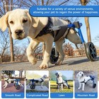 Used Adjustable Dog Wheelchair For 9 -13 7  Lenght 11-22 Lbs Disabled Or Injured