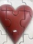 Sid Dickens Memory Block Tile Sp-14 Red Heart Cream Puzzle Beloved  Damage  ofc