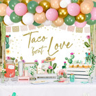 Taco Bout Love Bridal Shower Decorations  Sage Green Balloon Garland Kit  Fiesta