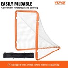 Vevor 4 x4 lacrosse Goal Net Folding Portable Youth Training Equipment Backyard