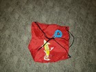 Dole Advertising Drawstring Vinyl Bag Red Color 5 A Day 15  X 15   Lot 17
