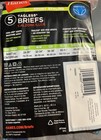 Hanes 5 Pack Tagless Cool Dri Mid Rise Assorted Color Briefs 2xl  Msrp  27