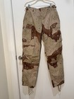 Original 1982 Us Army Desert 6color Combat Pants Chocolate Chip Dcu 31x33 M Long