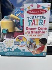 Melissa   Doug Fun At The Fair  Wooden Snow-cone And Slushie Play Food Set