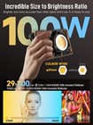 Colbor 100w Video Light 2700k-6500k Bi-color Pocket Continuous Light Led Screen
