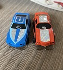 Lot Of 5 Ho Slotless Tyco Tcr Cars Camaro Mustang Van Tested  see Video