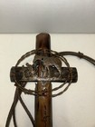 Rustic Cross With Wire Lasso Wall Decor