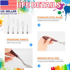 5pcs Palette Knife stainless Steel Spatula Palette Knife Set  Pallet Knife paint