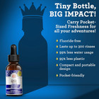 Concentrated Mouthwash  2 Fl Oz   Fluoride-free  Mint Mouthwash With Natural Ess