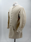 Colonial Period Osnaburg Sleeved Waistcoat - F i  Revolutionary War - Size 42