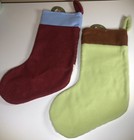 Disney Classic Pooh Set Of 2 Fleece Christmas Stockings Winnie Piglet Nwt