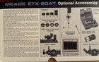 Meade Etx-60 At Telescope Computer Controlled Motorized W control   Power Supply