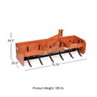 Titan Attachments Standard Series 3 Point 6 Ft Rear Box Blade Scraper Grader