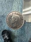 1938 - Canada Silver Half Dollar - Canadian 50 Cent Coin Nice Grade Low Mintage