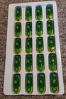 John Deere 20 Pc String Light Set Patio Party Xmas Holiday Nascar Toy Cars Vtg 