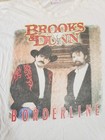 Brooks   Dunn Borderline 90s Double Sided Vintage Band Tour 1996 T Shirt White