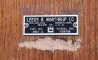 Vintage Leeds   Northrup 2420 B Light Beam Galvanometer Wood Box