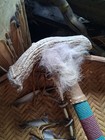   awesome 1940s  Native American  Ceremony Pipe Antler  Bowl Nice  Functional  