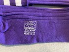 Vintage 1970 s-80 s Um Bro Men s Soccer Socks Purple 2 Stripe Size 10-13