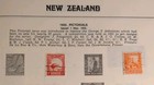 The Premier New Zealand Stamp Album  282 Different Stamps
