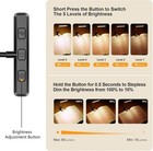Gritin 19 Led Rechargeable Book Light For Reading In Bed With Memory Function- E