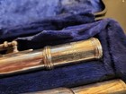 Antique F  E  Olds And Son Ambassador Silver Plate Flute Serial 21817 W  Case