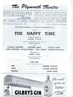 The Happy Time Playbill Lot 1950   1968     Eva Gabor  Robert Goulet  Kander   Ebb