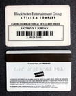 Blockbuster Video   vintage Membership Card And  25 Gift Card  no Value    late  90s