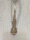 Reed   Barton Francis I Sterling Silver 7 7 8  Pierced Cold Meat Fork Old Mark