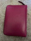 Kate Spade Wellesley Leather Zip Around Personal Ring Planner Organizer Black