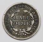 1848 Seated Liberty Half Dime   Vf   209086