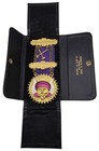 Vintage Grotto Past Monarch Medal With Purple Ribbon With Original Case