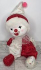 Vintage Potter Clown Doll 1986 Red White Creepy Cute Retro Collectible Oddcore