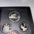 1987 Canada Double Dollar 7 Pc Proof Set W Case   50  Silver Davis Strait Dollar