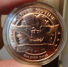 1 Oz Copper Round - Walking Liberty -  999 Fine Copper Secured In Capsule