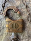 Vintage Antique Brass Corbin Lock Co  Padlock With 3 Keys   Chain Usa Made