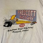 Vintage Hanes Nhra Prescott Raceway Arkansas Drag Racing T Shirt Mens Large