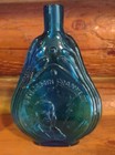 Clevenger Brothers Glass Museum  Editions Ltd Blue Scroll Benjamin Franklin 