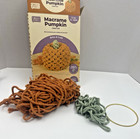 Macrame Pumpkin Craft Kit By Aldi   4 75 X 5 00   Open Box