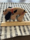 Vintage Tonka Pound Puppies 1984 Small Brown Dog Plush Stuffed Animal Red Collar