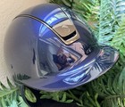 Beautiful Glossy Navy Samshield Helmet    