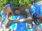 Singer Vintage Original Treadle Sewing Machine Head  Black Cast Iron Gold Decals