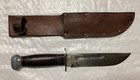Vintage Wwii  Ww2 Pal Rh-36 Us Military Combat Fighting Knife W leather Sheath