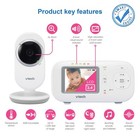 Vtech 2 4 Inch Video Baby Monitor With Night Vision 1000 Feet Range White