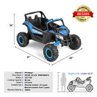 Blue 12v Battery Power 4wd Kids Ride On Off-road Utv Electric Car W music remote