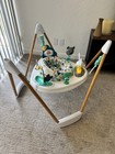 Exersaucer Woodland Wonder - Activity Center  - Wood Frame Jumper - Evenflo