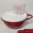     Brand New Tupperware Kids Basic Baking Set Of Four- Passion Color 