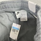 Nike Kids Gray Joggers Medium Spell Out Neon Logo 24 5x25 New Soft Stretch 60 